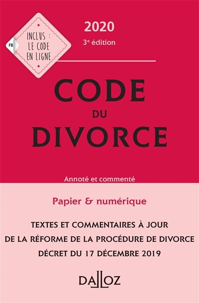 Couverture_Code du divorce 2020