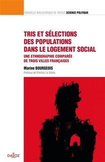 Front cover_Tris et sélections des populations dans le logement social