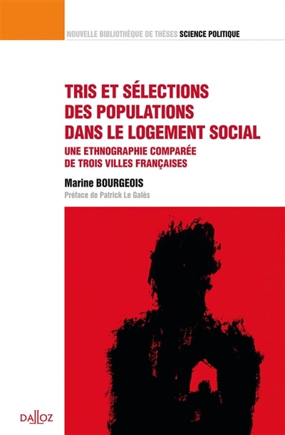 Front cover_Tris et sélections des populations dans le logement social