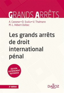 Front cover_Les grands arr&ecirc;ts de droit international p&eacute;nal