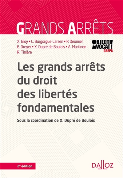 Couverture_Les grands arrêts du droit des libertés fondamentales