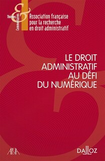 Front cover_Le droit administratif au défi du numérique