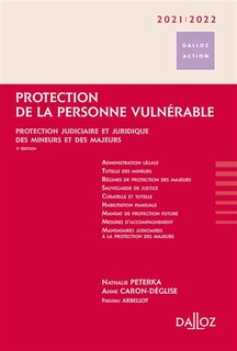 Front cover_Protection de la personne vulnérable 2021-2022