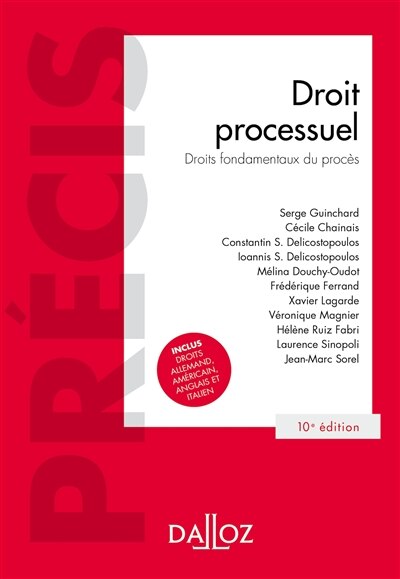Front cover_Droit processuel