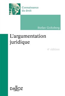 Front cover_L' argumentation juridique