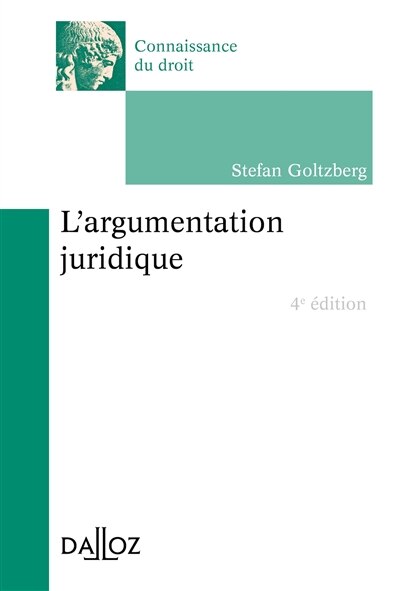 Front cover_L' argumentation juridique