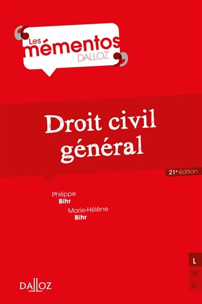 Front cover_Droit civil général