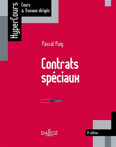 Front cover_Contrats spéciaux