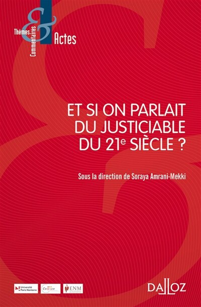 Front cover_Et si on parlait du justiciable du 21e siècle ?
