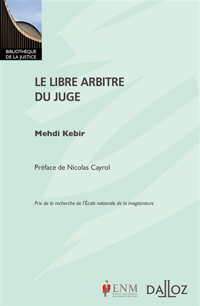 Front cover_Le libre arbitre du juge