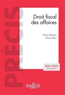 Front cover_Droit fiscal des affaires