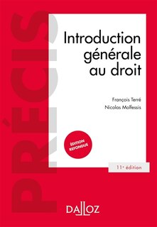 Couverture_Introduction générale au droit