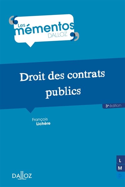 Front cover_Droit des contrats publics