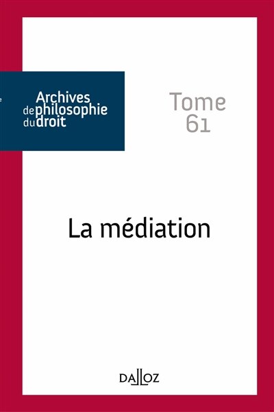 Couverture_La médiation