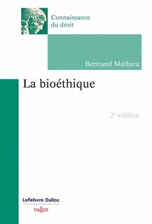 Front cover_La bioéthique