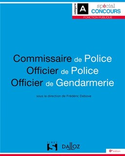 Front cover_Commissaire de police, officier de police, officier de gendarmerie