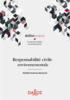 Front cover_Responsabilité civile environnementale