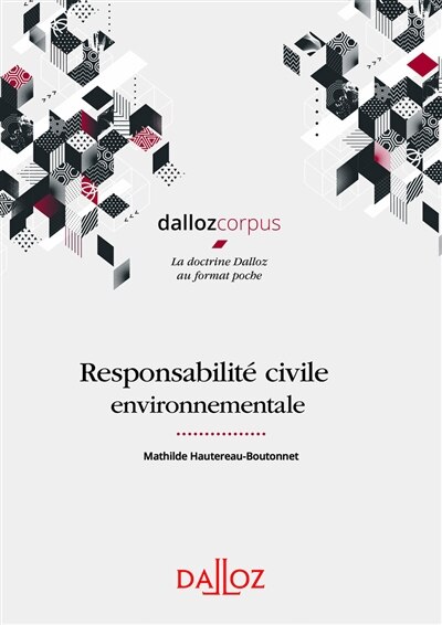 Front cover_Responsabilité civile environnementale