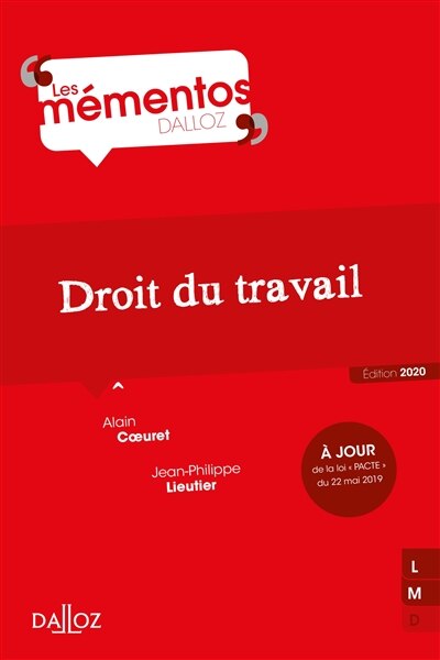 Front cover_Droit du travail
