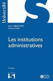 Couverture_Les institutions administratives