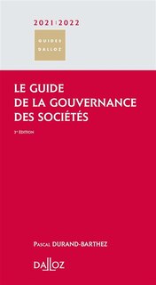 Front cover_Le guide de la gouvernance des soci&eacute;t&eacute;s