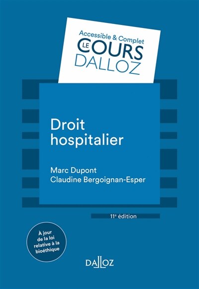 Couverture_Droit hospitalier : 2022