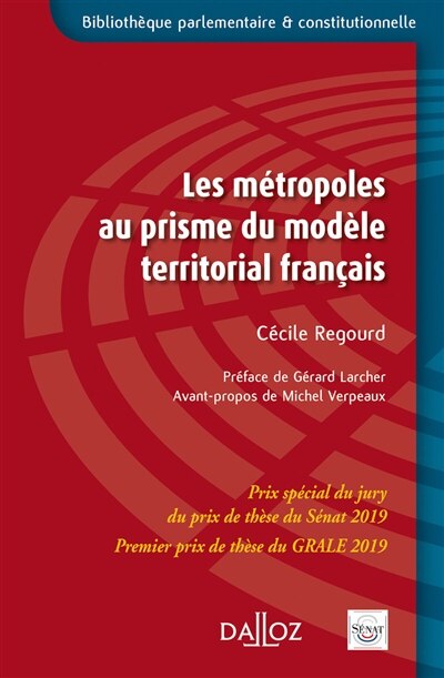 Front cover_Les métropoles au prisme du modèle territorial français