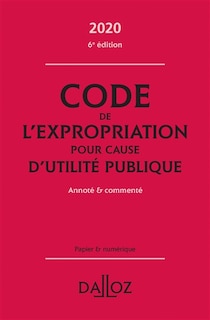 Front cover_Code de l'expropriation pour cause d'utilité publique 2020