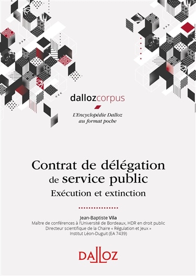 Front cover_Contrat de délégation de service public