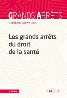 Front cover_Les grands arrêts du droit de la santé