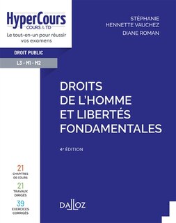 Couverture_Droits de l'homme et libert&eacute;s fondamentales