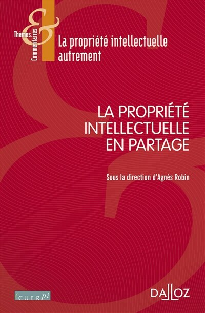 Front cover_La propriété intellectuelle en partage