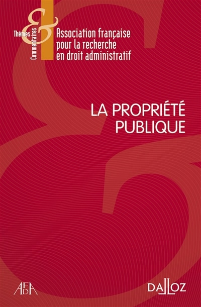 Front cover_La propriété publique