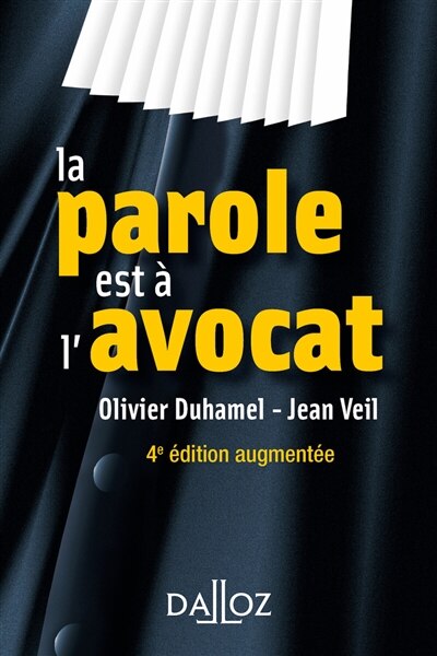 Couverture_La parole est à l'avocat