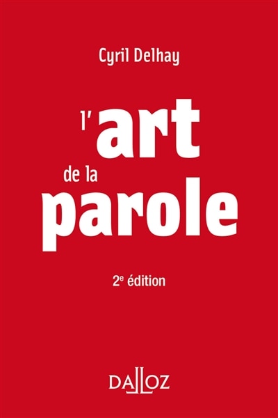 Couverture_L' art de la parole
