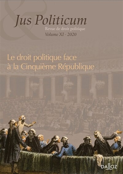 Front cover_Jus politicum, n°11. Le droit politique face à la Cinquième République