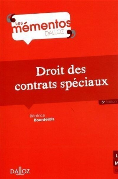 Couverture_Droit des contrats spéciaux