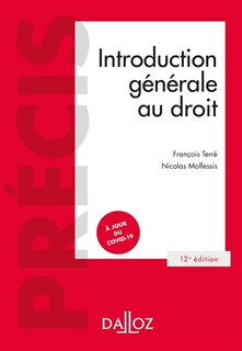 Front cover_Introduction générale au droit