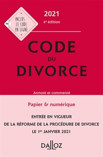 Couverture_Code du divorce 2021