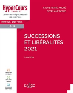 Couverture_Successions et libéralités 2021