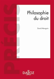 Front cover_Philosophie du droit