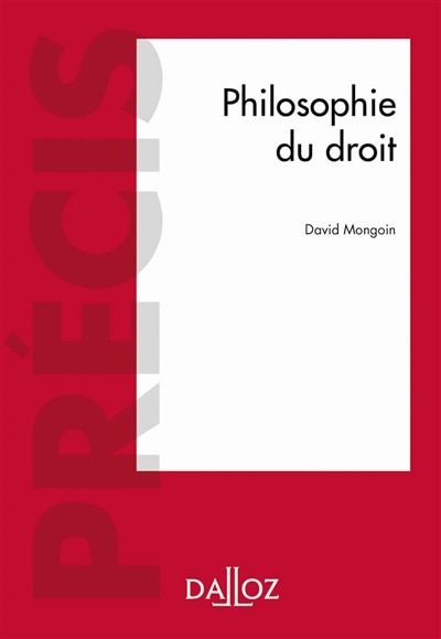 Front cover_Philosophie du droit