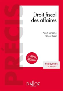 Front cover_Droit fiscal des affaires
