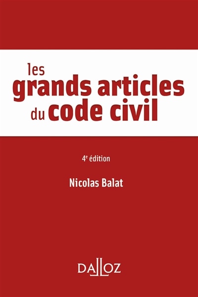Couverture_Les grands articles du code civil