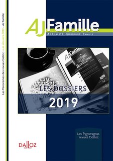 Couverture_Les dossiers 2019 de l'AJ famille