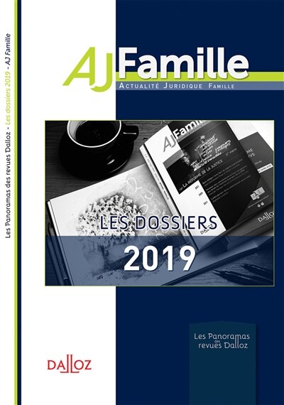 Couverture_Les dossiers 2019 de l'AJ famille