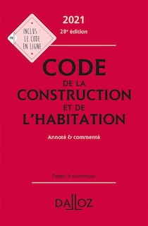 Front cover_Code de la construction et de l'habitation 2021