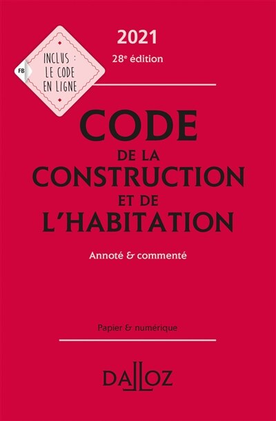 Front cover_Code de la construction et de l'habitation 2021