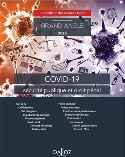 Couverture_Covid-19, sécurité publique et droit pénal