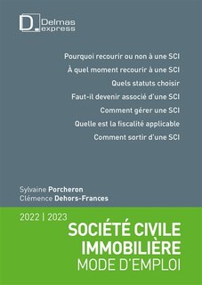 Front cover_Société civile immobilière : mode d'emploi : 2022-2023